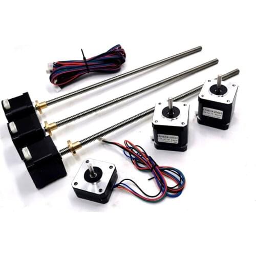 Funssor VORON Trident 3D printer Stepper Motors kit 300mm Integrated Lead Screw T8x8 NEMA17 Stepper Motor