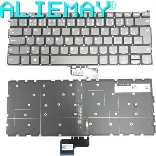 Brand new original SK/CZ CZECH Backlight Keyboard for Lenovo IDEAPAD 720S-13 720S-13IBR 720S-13AST Keyboard GRAY Type PW