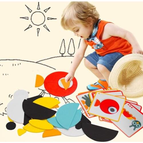 Creative Puzzle Games Educational Toys For Children Jigsaw Puzzle Learning Kids Developing Wooden Toys For Boys Girls