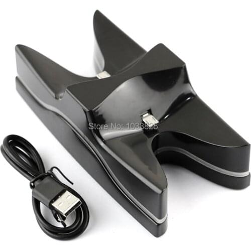 UFO Blue LED Charging Stand for PS4 Controller Dual Charger for PS4 4pcs/lot