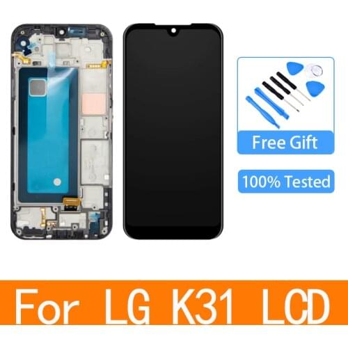 LCD Display For LG K31/Aristo 5 LM k300/K8x Touch Screen Digitizer Assembly Origian Replacement With Frame