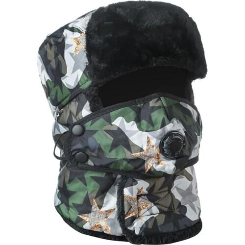 Winter Warm Men Women Ear Caps For Adult Outdoor Ski Cap New Fashion Trooper Earflap Snow Face Windproof Beanies Skullies Sale