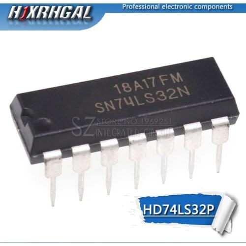 1pcs HD74LS32P DIP14 HD74LS32 DIP SN74LS32N 74LS32 7432