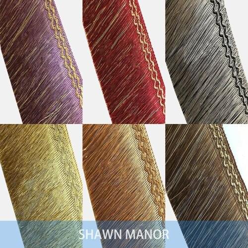 16CM Width Decorative Tassel Fringe Lace Trim For Curtain/Dress Sewing 11Meters Per Lot