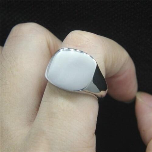 2020 Newest Fashion Design Polishing Fashion Mens Ring 316L Stainless Steel Mens Ring Cool Simple Ring
