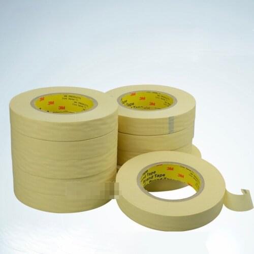 3M2310 High-temperature Resistant Adhesive Masking Tape Crepe Paper Decorative Spray Shield Cover Tape Traceless 55m