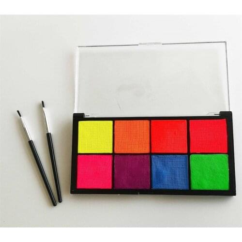 8-Color Face Paint UV Rainbow Color The Most Popular Party Parent Child Activities Teaching Available Product