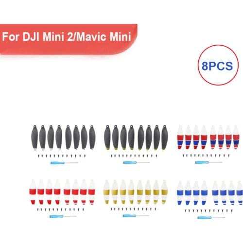 8PCS DJI Mavic Mini 2 Propellers 4726F for DJI Mavic Mini Drone Replacement Propellers Foldable Quick Release Accessories