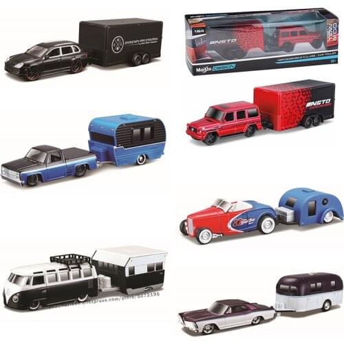 Maisto 1:64 Design Tow & GO 1987 Buick Regal T-Type Car Trailer car model Toys collection gift toy boys