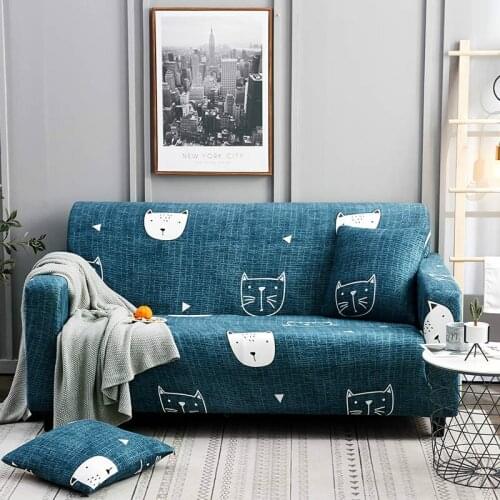 Cats Sofa Slipcovers Tight Wrap All-inclusive Slip-resistant Elastic Cubre Sofa Towel Corner Sofa Cover Couch Cover