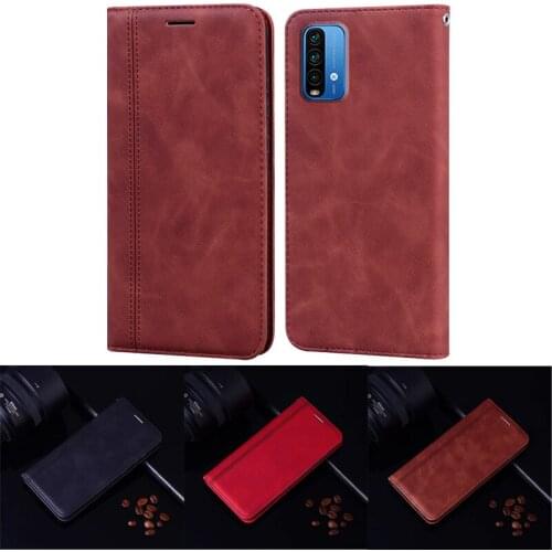Case For Xiaomi Redmi Note 9 4G чехол Telefone Leather Flip Stand Cover Wallet Case For Redmi 9 Power Funda Magnetic Protector