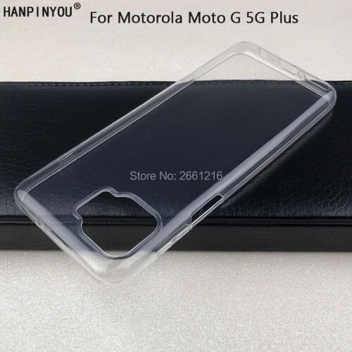 For Motorola Moto G 5G Plus 6.7" New Ultra Thin Soft TPU Silicon Gel Transparent Camera Protect Case Back Cover