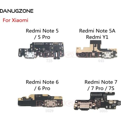 USB Charging Dock Port Socket Jack Plug Connector Charge Board Flex Cable For Xiaomi Redmi NOTE 7 5A / Redmi NOTE 5 PRO 6