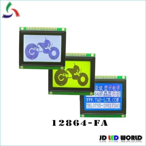 12864FA 128X64 Graphic LCD Module T6963C or RA6963 EQV Controller 20Pin 78x70mm Compatible With WG12864D LM12864T AG12864D