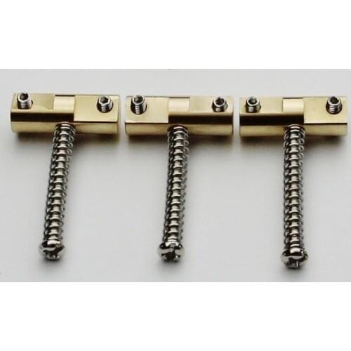 Guyker Compensated Brass Saddles Set of 3-10.8mm Barrel Wilkinson-Style Bridge Saddle Fender Telecaster Tele