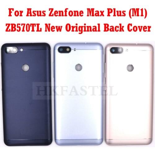5.7" New original ZB570TL Housing For Asus Zenfone Max Plus (M1) ZB570TL X018D X018DC Mobile Phone Back Battery Door Cover case