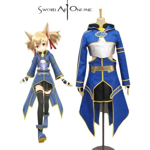 Sword Art Online 2 Silica cosplay costume Custom Made