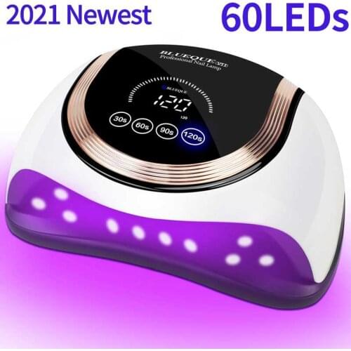 UV LED Nail Lamp For Manicure With Smart Sensor 60 LEDs Professional Nails Dryer UV Gel Polish Drying Lamp For Nail Art Salon
