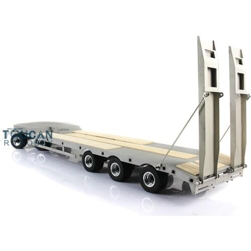 LESU Metal Trailer for DIY TMY 1/14 RC Tractor Truck Model Wheel Axles Hub TH02005-SMT3