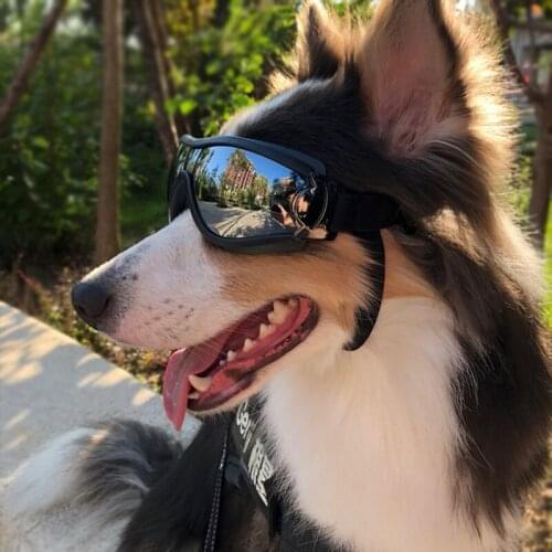 2020 New Adjustable Pet Dog Goggles Sunglasses Anti-UV Sun Glasses Eye Wear Protection Waterproof Sunglasses Pet Dog Supplies