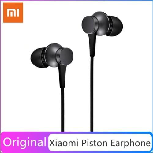 Original Xiaomi Piston Wired In Ear Earphones 3.5mm Fresh Youth Version with Mic Mi Earphone Earbuds For xiaomi Note 10