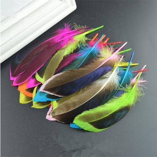 Pheasant Feathers for Crafts 10-15CM 4-6" Natural Feathers for Jewelry Making Wedding Rooster Feathers Carnaval Assesoires