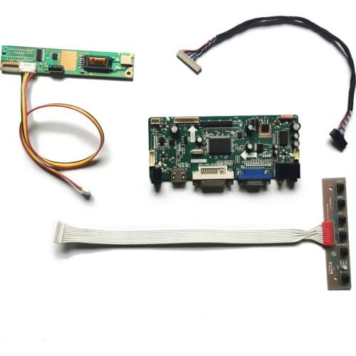20 Pin LVDS M.NT68676 monitor controller board DIY kit 1CCFL VGA DVI 1024*768 Fit L141X1/L141X2/B141XG03/D191201 matrix