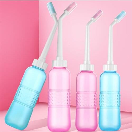 Portable Butt Washing Bidet Handheld Toilet Bidet Baby Ass Cleaner 560ML Sprayer Bathroom Cleaning Pregnant Women Washing Bottle