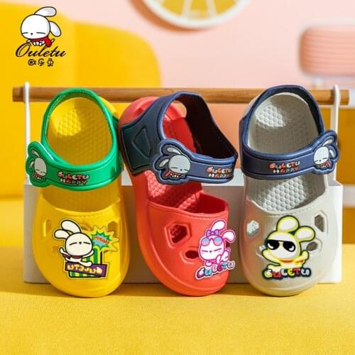 Boys And Girls Sandals Baby Summer New Childrens Shoes EVA Lightweight Non-slip Soft Bottom Baby Shoes Kids Shoes ZJX
