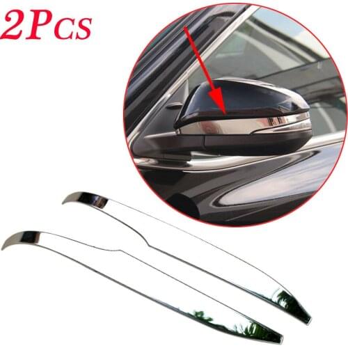 Steel Rear View Side Mirror Cover Trim Fit For Toyota Kluger Highlander Accessories 2014 2015 2016 2017-2019 Exterior Molding