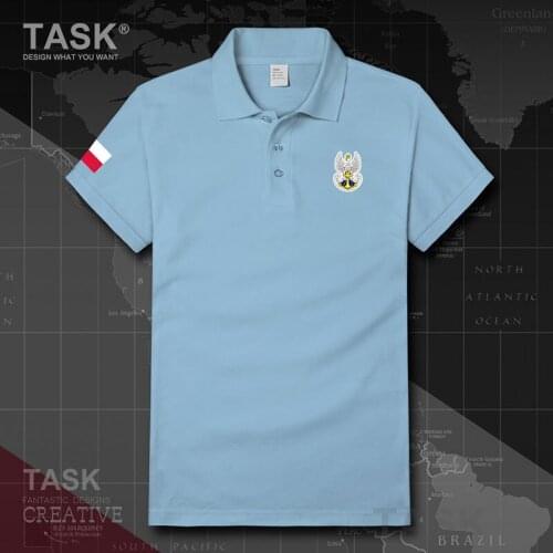 Navy Poland Polish Pole POLAK POLSKA POL clothes Short sleeve Polo Shirt Men High Quality Casual Golf Polos Top Shirt Summer