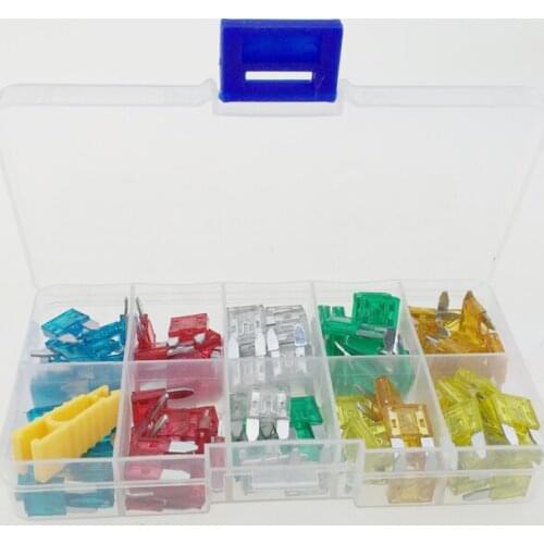 120pcs MINI Blade Fuse Assortment Auto Car Motorcycle SUV FUSES Kit APM ATM