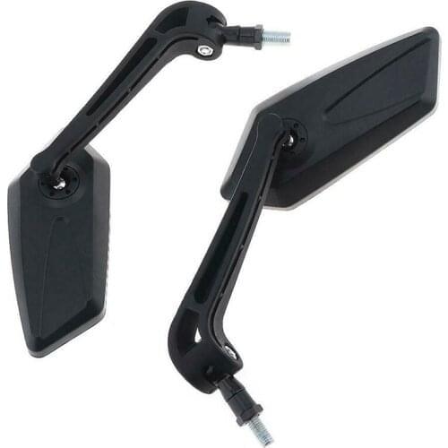 2pcs Universal Motorcycle Mirror Rearview Mirror Back Side E-Bike Stylish Design Modified Plated Motorbike Mirrors High Quality