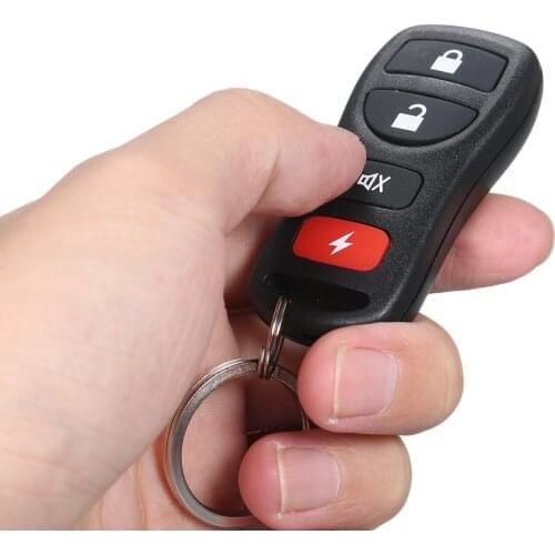 Car Security System Kit Anti-Theft System 2 Remote Controls Universal Car burglar alarm