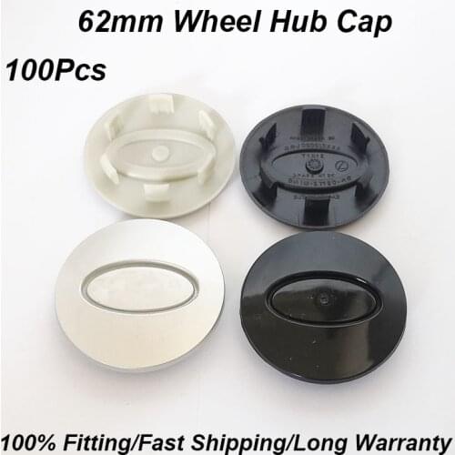 Car Accessory For Discovery Freelander Evoque 100PCS 62MM 6.2CM Wheel Center Cap Covers Silvery/Black/Glossy/Green