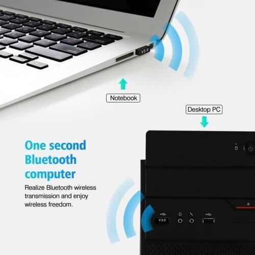 Bluetooth 5.0 USB Adapters Wireless Computer Adapter Audio Receiver Transmitter Dongles Laptop Earphone BLE Mini Sender