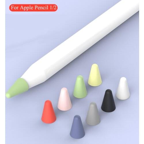 Case For Apple Pencil 1st 2nd Generation Nib Protective Cover Skin for Apple Pencil 2 Stylus Pen Replace soft Silicone Case