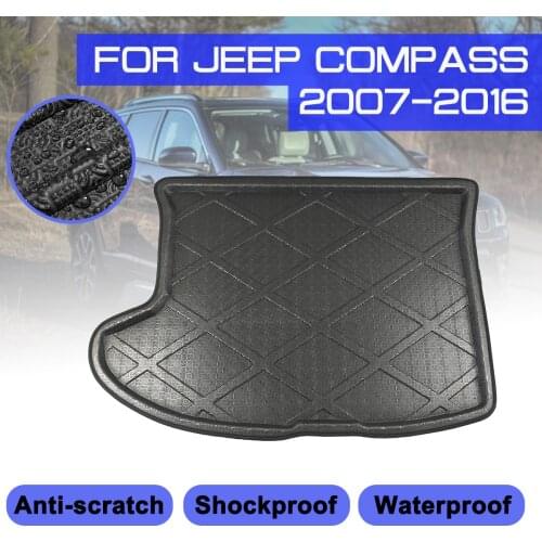 For Jeep Compass 2007 2008 2009 2010-2016 Car Floor Mat Carpet Rear Trunk Anti-mud Cover