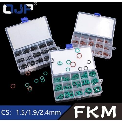 Fluorine rubber Ring FKM O Ring Seal FKM Sealing O-rings Washer Rubber oring set Assortment Kit Set Box Ring