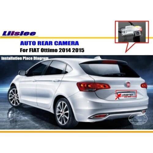 Car Rearview Camera For FIAT Ottimo 2014 2015 Reverse Back up Camera Auto Accessories License Plate Light Camera Night Vision