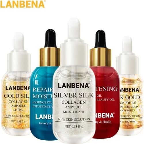LANBENA face Ampoule Skin Serum Hyaluronic Acid Collagen Essential Oil Face Cream Whitening Firming Moisturizing Skin Care