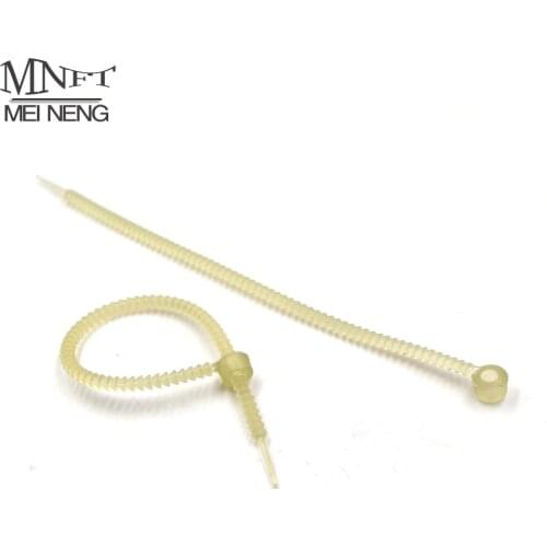 MNFT 30Pcs PVA String Tie PVA Mesh & Bag Carp Fishing Boillie Baiting Hair Rig Fishing Lure Bait Water-soluble Tightening Belt