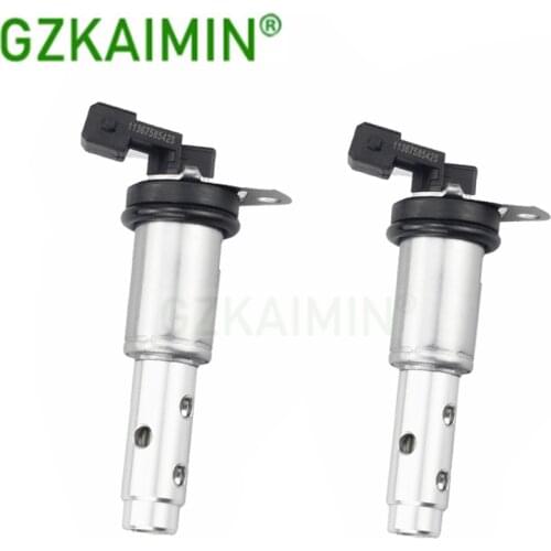 SET 2PCS Pair Vanos Camshaft VVT Solenoid for BMW 128i 135i 328i 335i 525i X3 N51 N52 N54 OE 11367585425