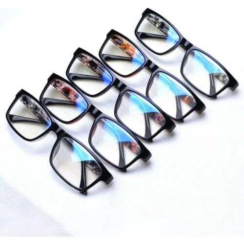 Hention Unisex Classic Reading Glasses, Spring Hinge Reading Glasses, Small Frame, Transparent Diopter, 0°~600