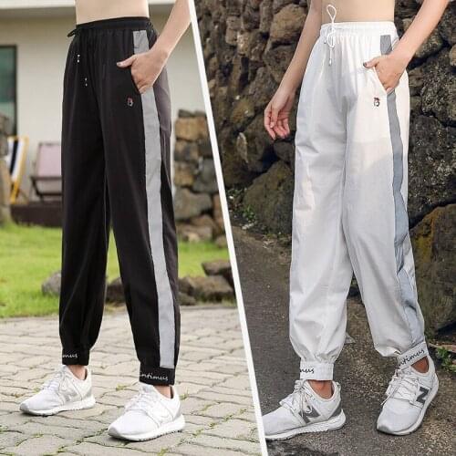 Autumn Plus Size Women Sweatpant Autumn Loose High Waist Quickly Dry Running Jogger Fitness Gym Workout Casual Pant Sportswear