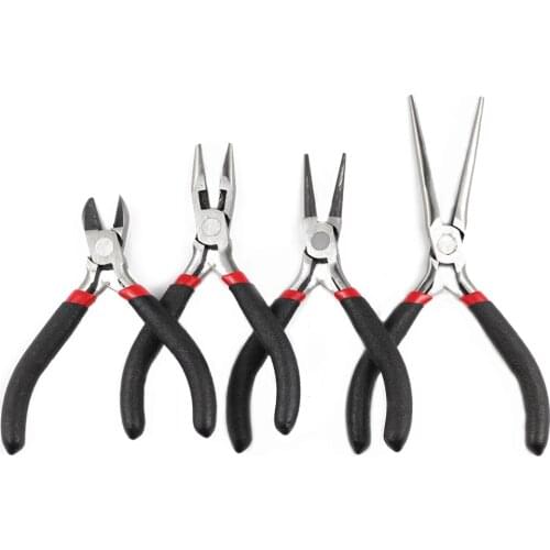 YHBZRET Jewelry Pliers Tools 4.5'' Equipment Long Needle Round Nose Cutting Wire Pliers For Jewelry Making Handmade Accessories