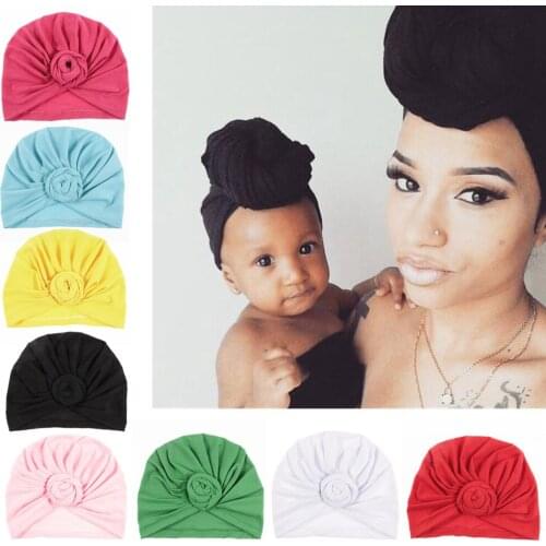 Girl Headband Soft Knot Bow Accessories Lovely Flower For Woman Cute Hat Turban Infant Toddler Headwrap for teenager