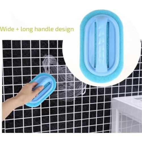 Cleaning Brush Bathroom/Toilet/Kitchen Glass Wall Window Cleaning Sponge Brush Cleaner Eraser Decontamination Brushes Tools