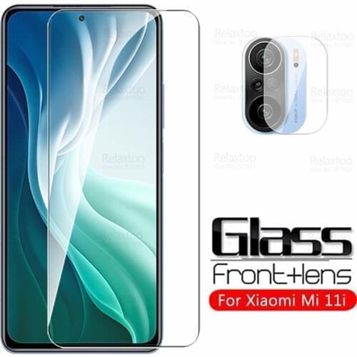 For Xiaomi Mi 11i Glass Camera Tempered Glass For Xiaomi11i On Xiomi Xaomi Mi11i 5G 6.67" Screen Protector Cover Protective Film