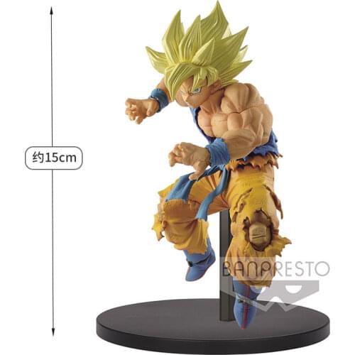 In Stock Original Banpresto DBZ FES VOL.13 SSJ Goku Action Figure Model Doll Toys Anime Figurals Brinquedos